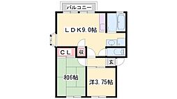 河原サンハイツ　A棟 1階