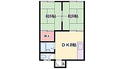 間取図画像 2DK