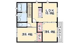 クレセール 2階