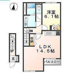 プランドール 2階