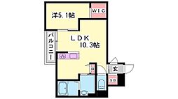 FORTRESS 1LDKの間取図画像