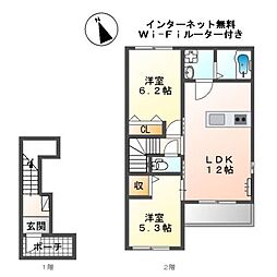 サクラージュII 2階