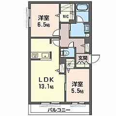 物件の間取り
