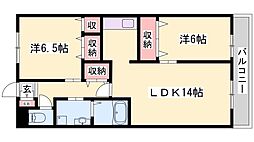 レトワブール 2階/202