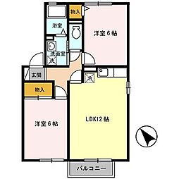 セジュール関戸 B棟 2階