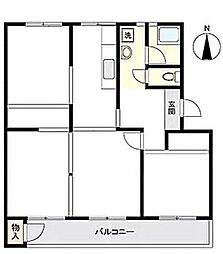 年ヶ森ハイツ A棟 5階/503