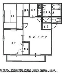 ブリーザ 2LDKの間取図画像