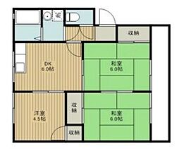 ボナノッテ 3DKの間取図画像