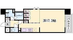 サクラメント駅南大路 1LDKの間取図画像