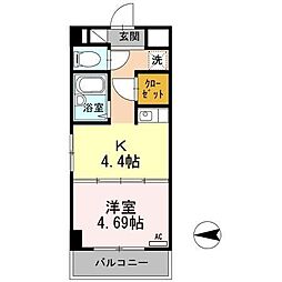 土井ハイツ北条口 4階/407