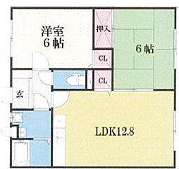 森本ハイツ 1階