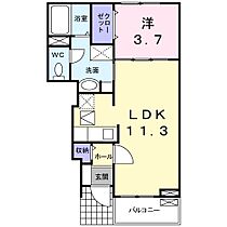1階 / 1LDK / 37.13㎡