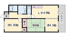 ベアーズ土山 3LDKの間取図画像