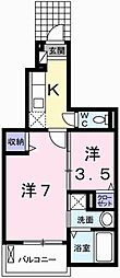 フィールドミドル・ライペン1 1SKの間取図画像
