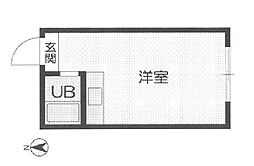 カーサ香呂 ワンルームの間取図画像