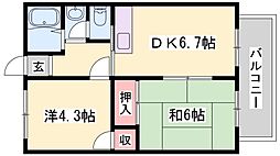 ノーブル御立 2階/2-B