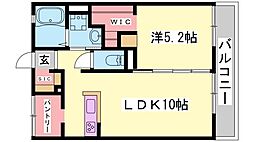 ハイツ木村 1LDKの間取図画像