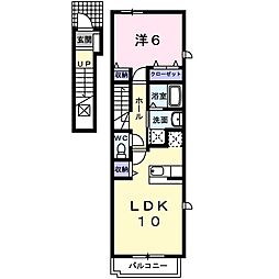 ウィルヴェスティージ参番館 1LDKの間取図画像