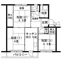 ビレッジハウス志染16号棟 1階