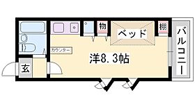 兵庫県姫路市東辻井４丁目（賃貸アパート1R・1階・17.82㎡） その2