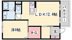 兵庫県相生市双葉１丁目（賃貸アパート1LDK・1階・40.95㎡） その2