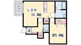 兵庫県姫路市兼田（賃貸アパート1LDK・1階・40.75㎡） その2