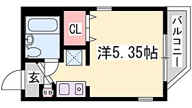 兵庫県姫路市書写（賃貸マンション1R・3階・17.70㎡） その2