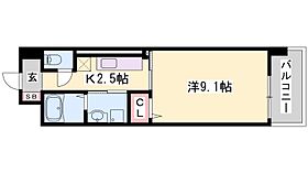 兵庫県姫路市船橋町５丁目（賃貸マンション1K・4階・30.96㎡） その2