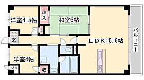 兵庫県姫路市網干区余子浜（賃貸マンション3LDK・6階・65.04㎡） その2