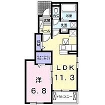 兵庫県姫路市北今宿２丁目（賃貸アパート1LDK・1階・44.20㎡） その2