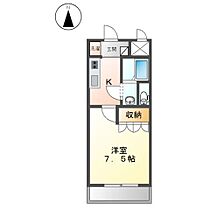 兵庫県姫路市上大野４丁目（賃貸アパート1K・1階・25.56㎡） その2