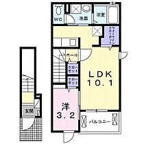 兵庫県姫路市北今宿２丁目（賃貸アパート1LDK・2階・37.63㎡） その2