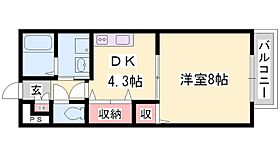 兵庫県姫路市砥堀（賃貸アパート1DK・1階・34.00㎡） その2