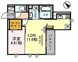 兵庫県姫路市安田４丁目（賃貸アパート1LDK・2階・40.56㎡） その2