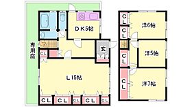 兵庫県姫路市的形町的形（賃貸一戸建3LDK・1階・92.74㎡） その1