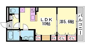 兵庫県高砂市阿弥陀町魚橋（賃貸アパート1LDK・1階・39.12㎡） その2