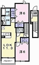 兵庫県神崎郡市川町屋形（賃貸アパート2LDK・2階・58.48㎡） その2