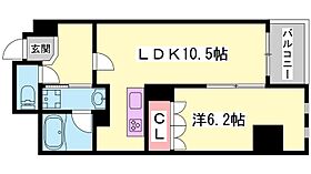 兵庫県姫路市呉服町（賃貸マンション1LDK・6階・40.57㎡） その2