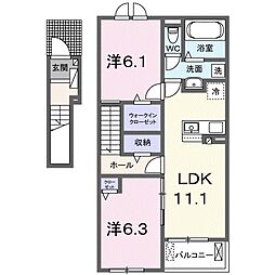 ソレイユ　こだま 2階