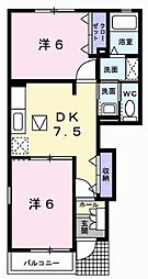 間取図画像 2DK