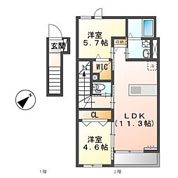 アヴェルラ・プラス 2階