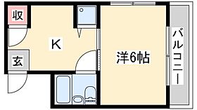 2階 / 1K / 19.5㎡