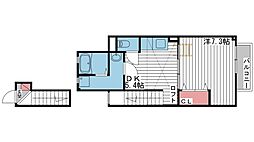 クレッシェンドＫＪ 2階