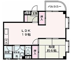 間取図画像 1LDK