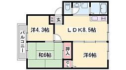 サンフォーレハイツB棟 2階