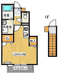 リガーレ天神西 1階