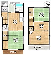 加古川市野口町北野貸家