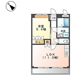 間取図画像 1LDK