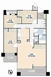 間取図画像 3LDK