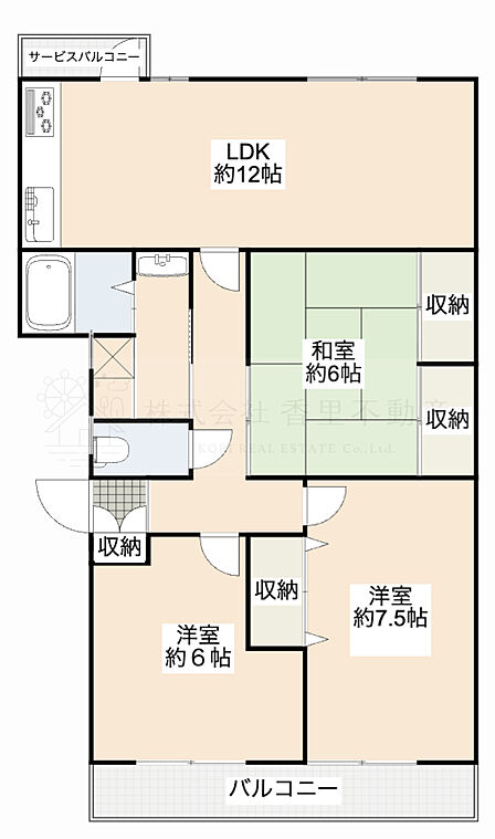 ◇LDK約12帖のゆとりある空間。家族が集まる団らんの場としても快適です♪